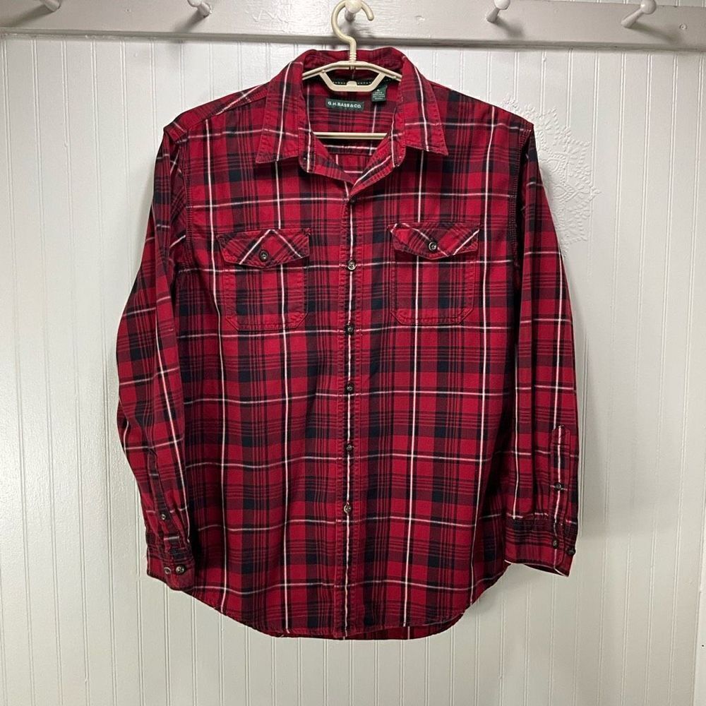 G.H. BASS Plaid Shirt